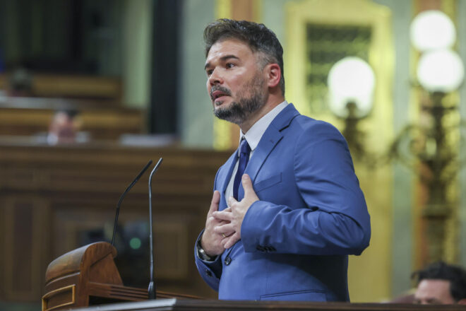 Rufián veu estrany que el govern espanyol negociï més amb Junts que no pas amb ERC