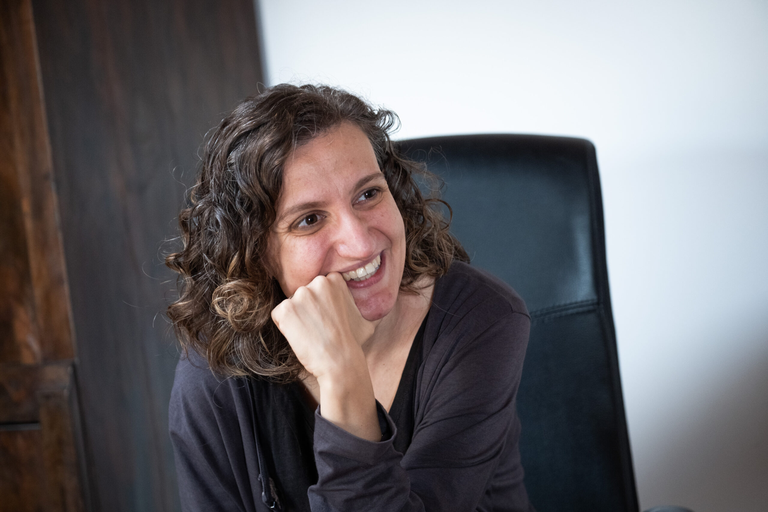 Anna Punsoda, dimarts a casa seva, als Plans de Sió, la Segarra (Foto: Adiva Koenigsberg)