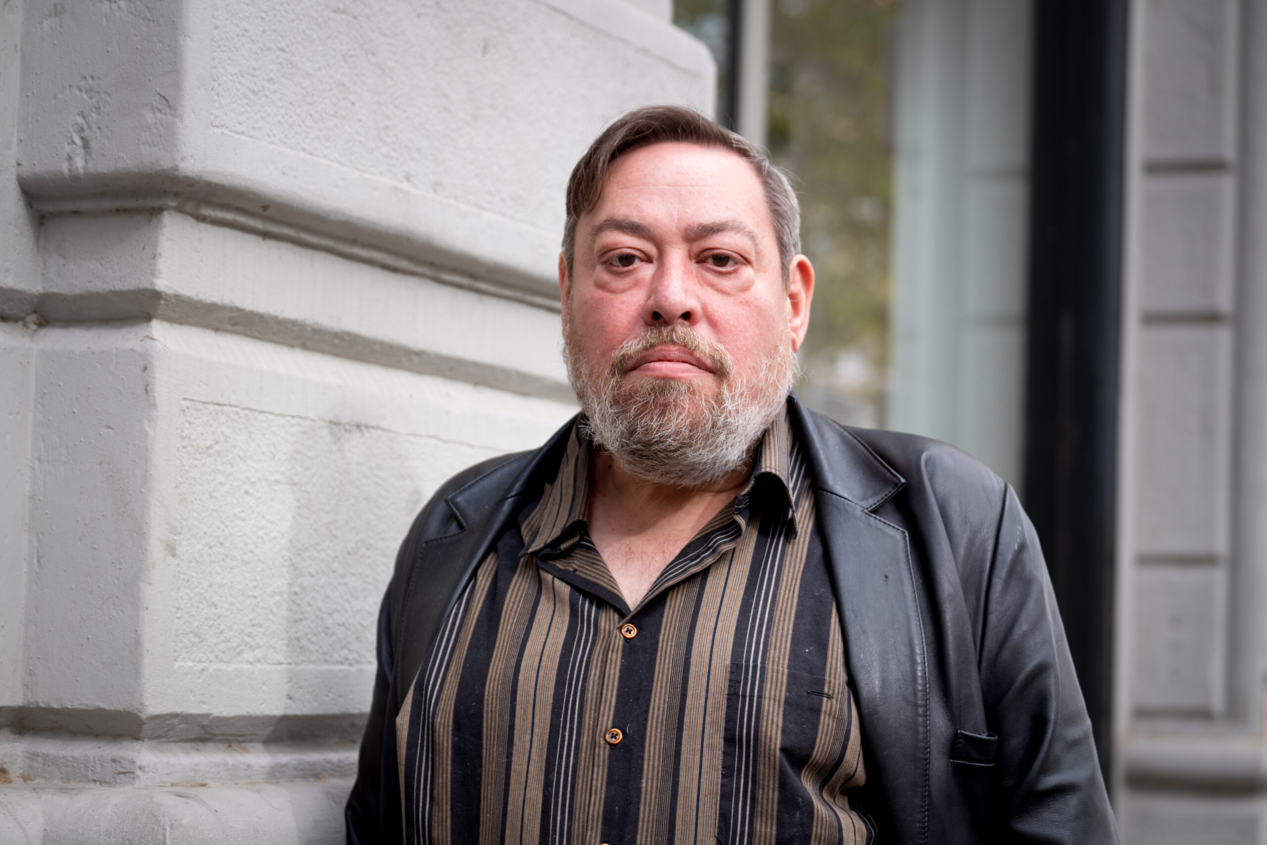 Xavier Theros, ahir a Barcelona (fotografia: Adiva Koenigsberg).