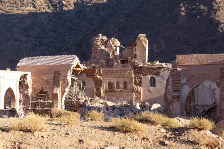Imatge dels danys causats pel terratrèmol del setembre al Marroc (fotografia: Sergi Unanue)