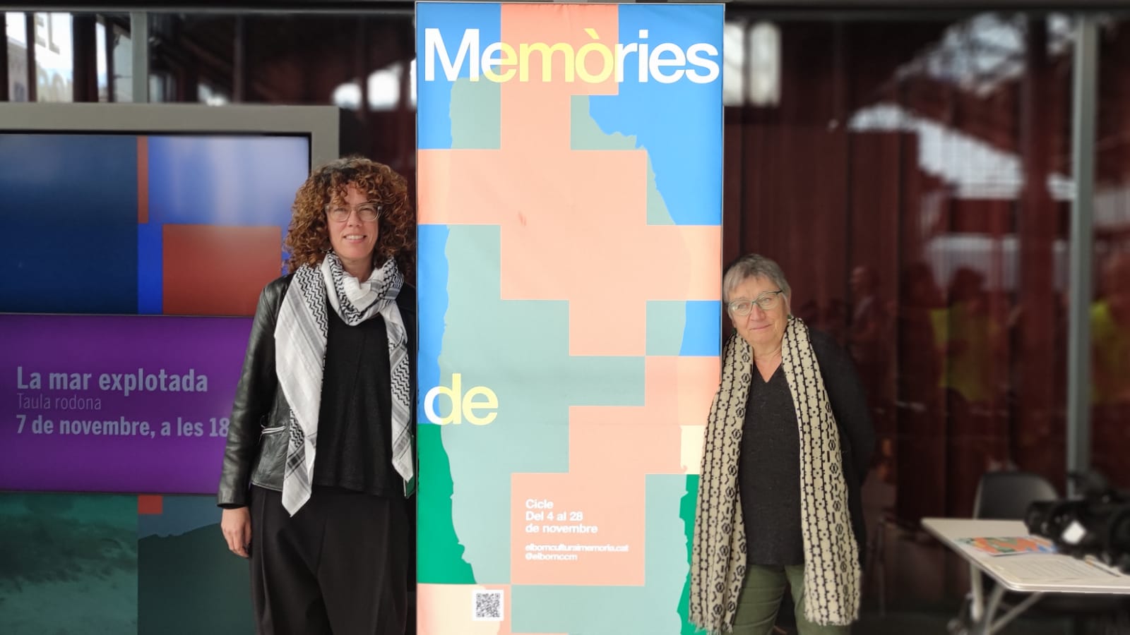 Rosa Cerarols (esquerra) i Roser Vernet (dreta), curadores del cicle
