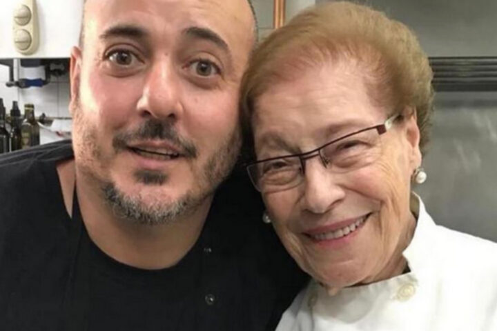Redondo (esquerra), amb Montserrat Fontané, mare dels germans Roca (Josep Roca/Instagram).