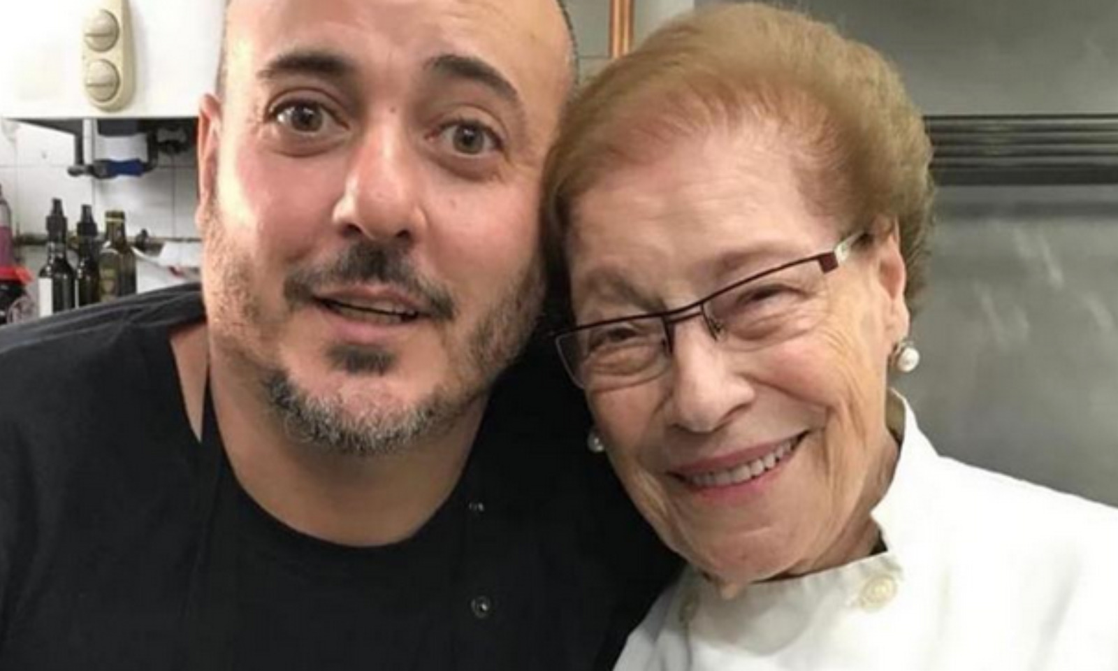 Redondo (esquerra), amb Montserrat Fontané, mare dels germans Roca (Josep Roca/Instagram).