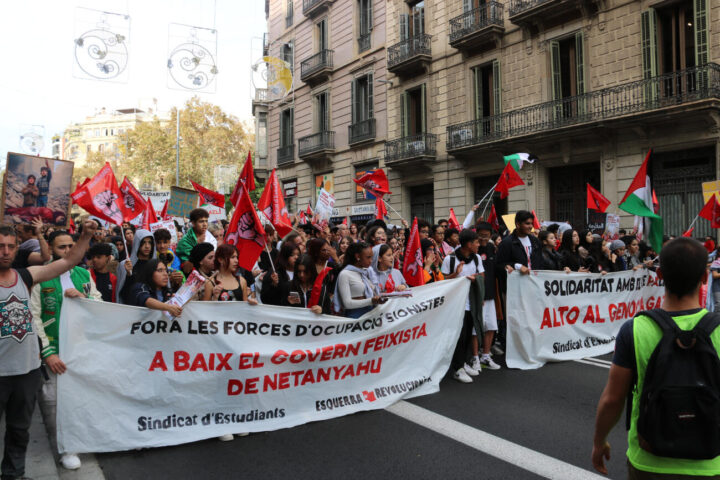 La manifestació a Barcelona (fotografia: ACN / Maria Aladern).