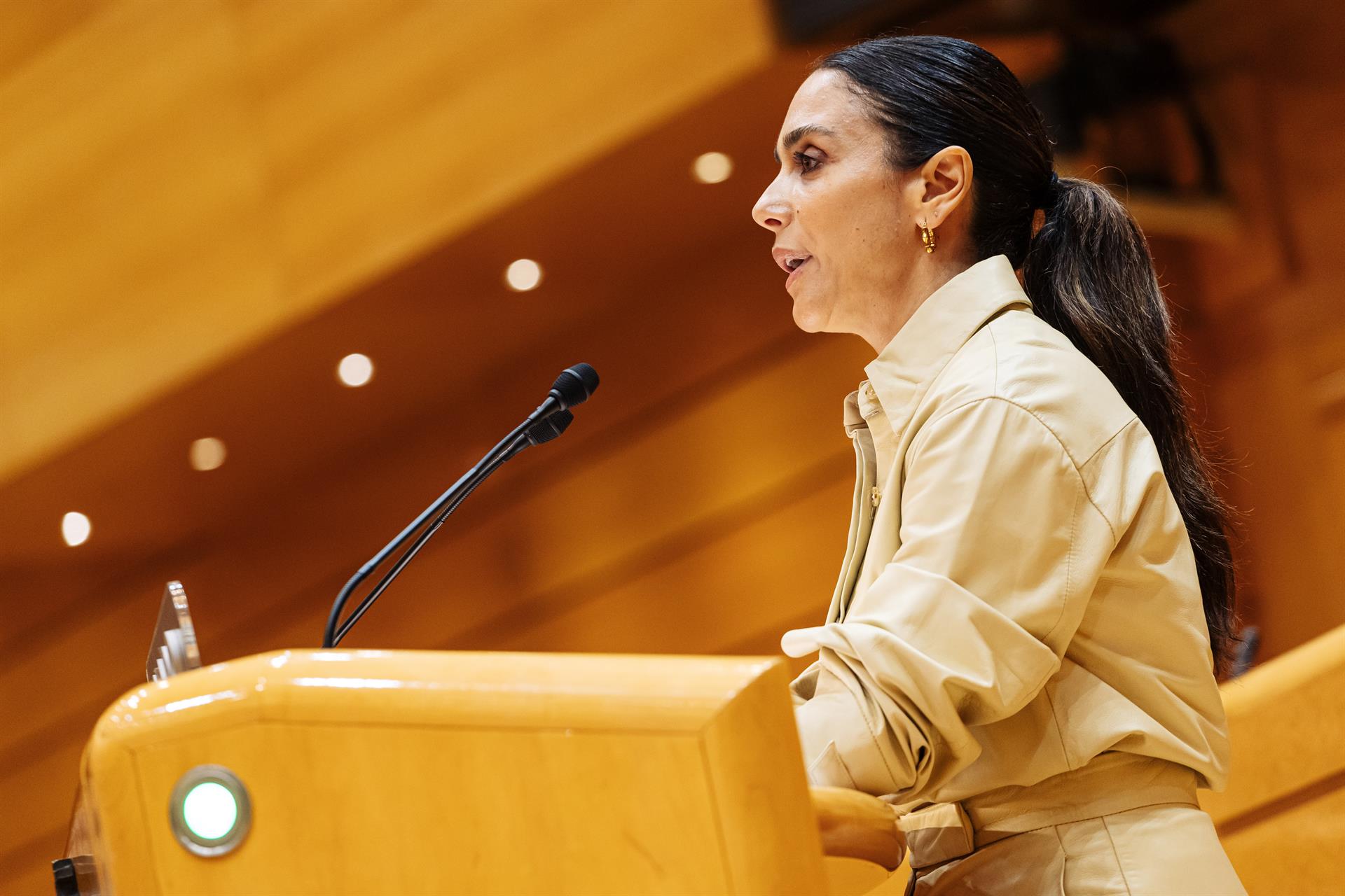 La senadora de Vox Paloma Gómez (fotografia: Carlos Luján/Europa Press)