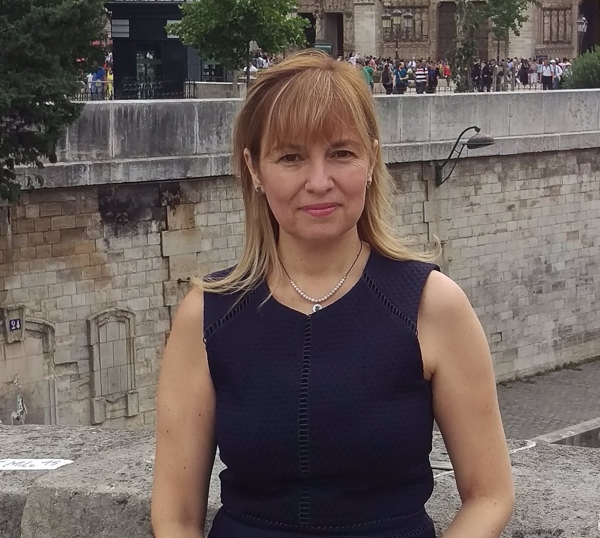 Montserrat Espallargas en una imatge d'arxiu (fotografia: Bromera).