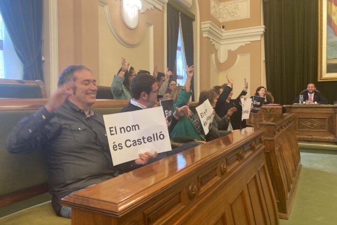Castelló engega el procediment per a imposar la denominació en castellà al nom de la ciutat