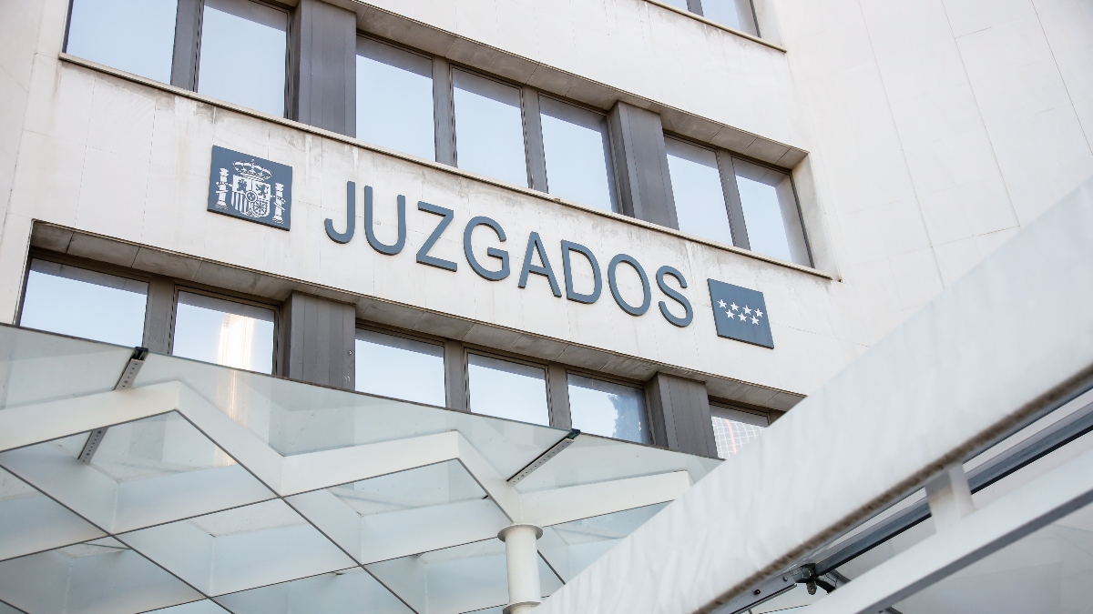 Una imatge de la façana dels jutjats de la plaça de Castilla de Madrid (Europa Press)
