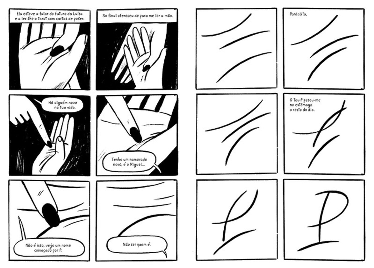 Dues pàgines de l'edició portuguesa del llibre.