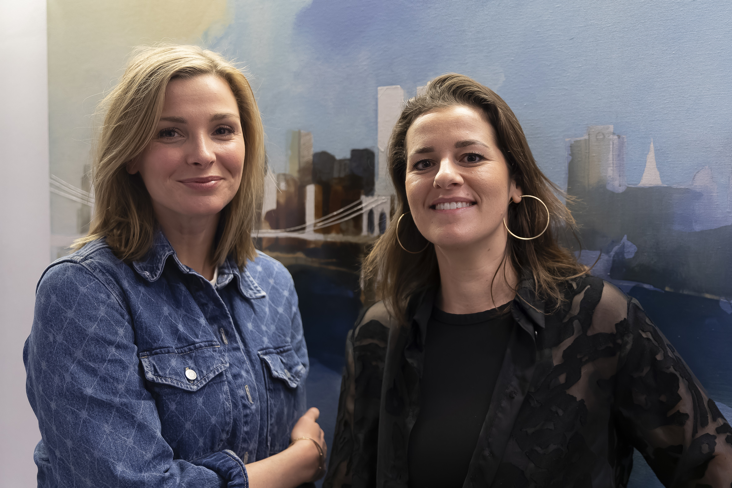 Sijtsma (esquerra) i Smits (dreta), a l'hotel Turin de Barcelona (fotografia: Albert Salamé).