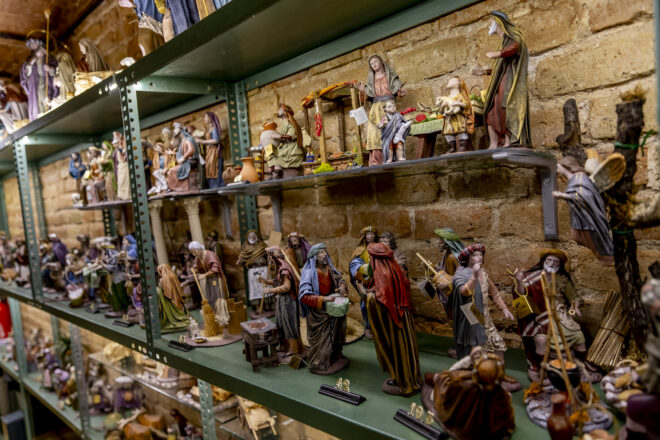 Pessebres Puig: tota mena de figures per al betlem d’ençà del 1933