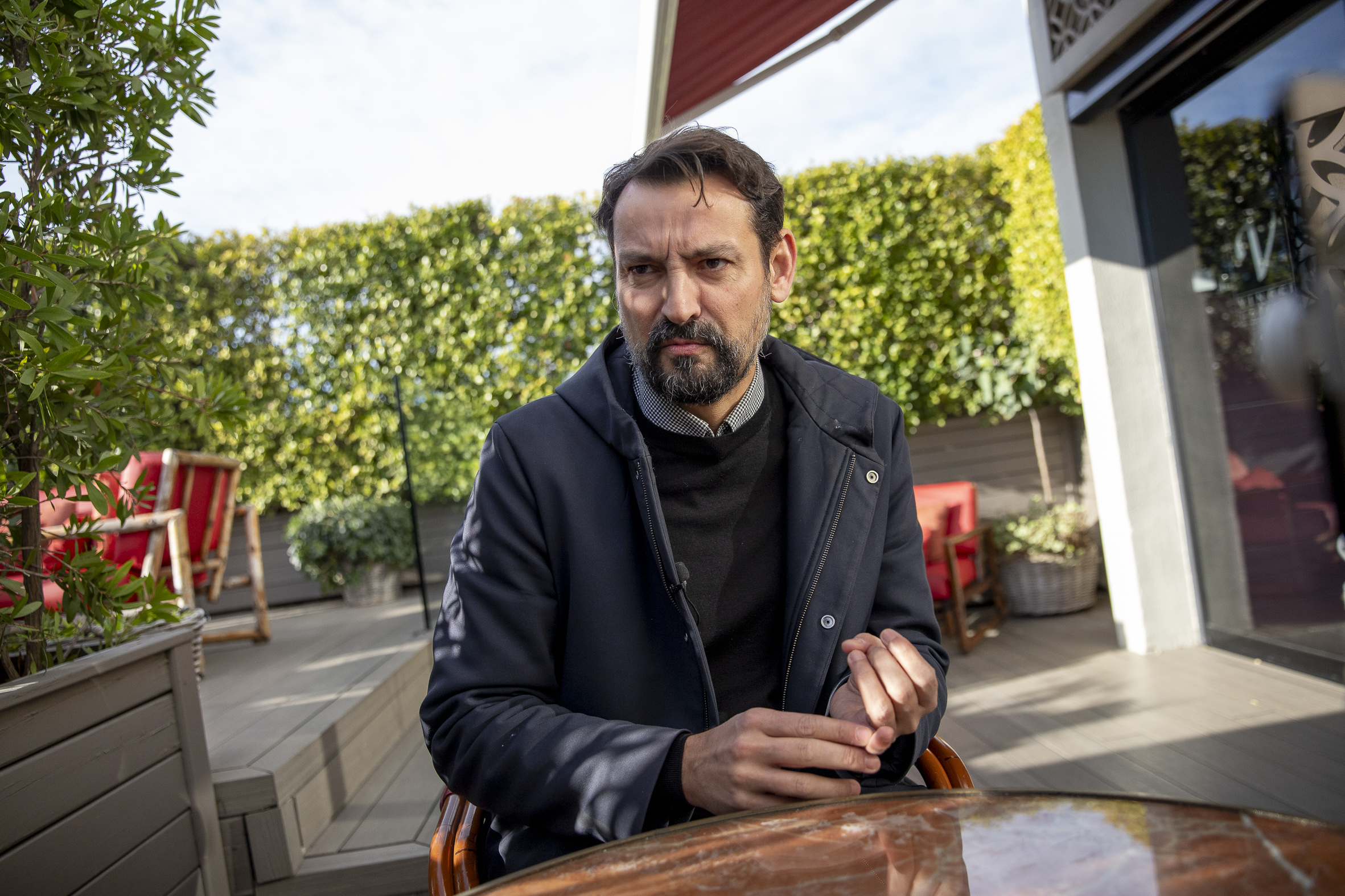 Òscar Andreu, dijous, a Barcelona (fotografia: Albert Salamé).