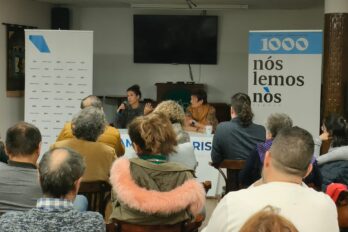 Una de les trobades amb lectors de Nós Diario (fotografia: Nós Diario).