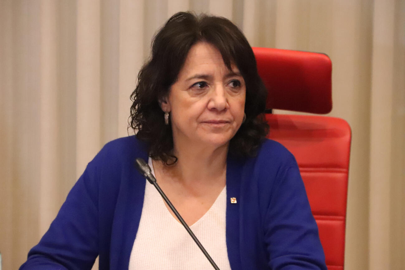 La presidenta del parlament, Anna Erra, en una imatge d'arxiu (fotografia: ACN).