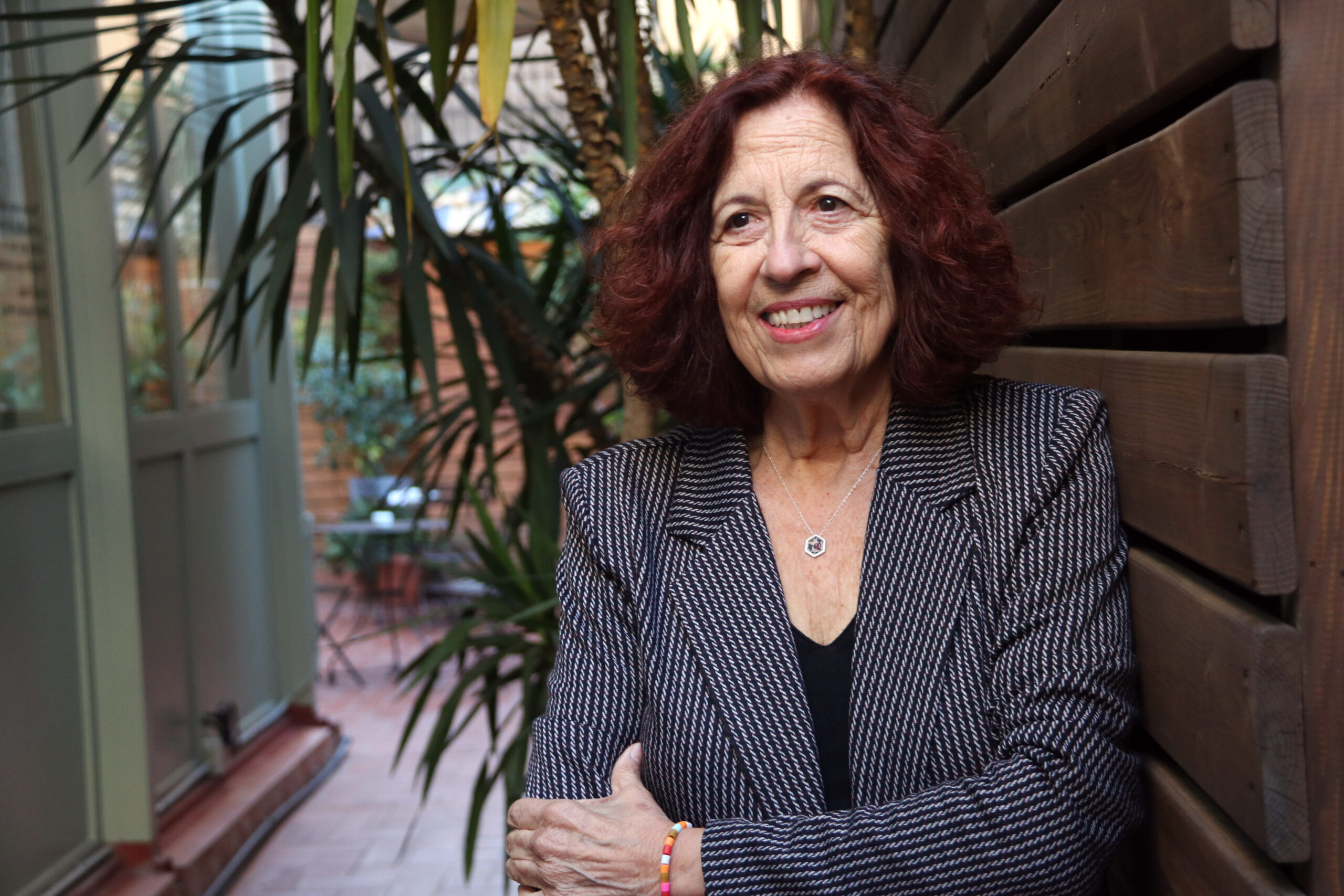 La poetessa Teresa Pasqual.