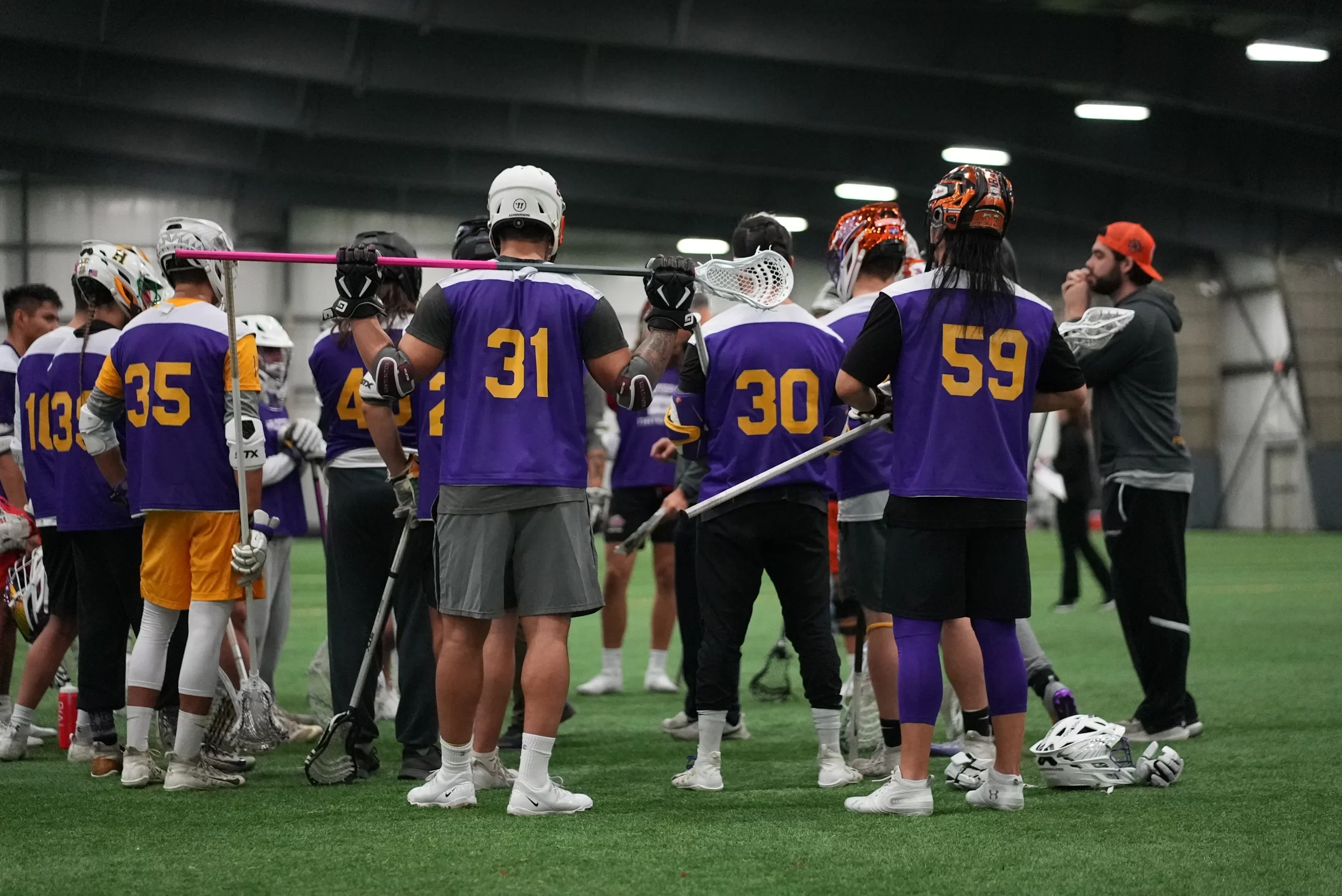 Els Haudenosaunee Nationals, durant un entrenament (fotografia: Haudenosaunee Nationals).