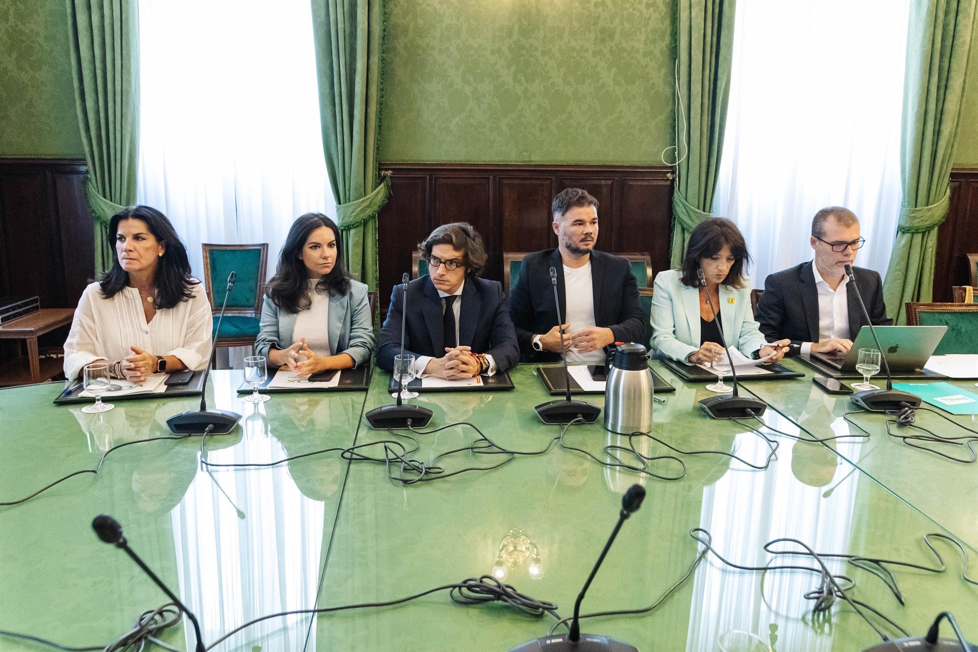 Imatge d'arxiu de la reunió de la junta de portaveus del congrés espanyol (fotografia: Europa Press).