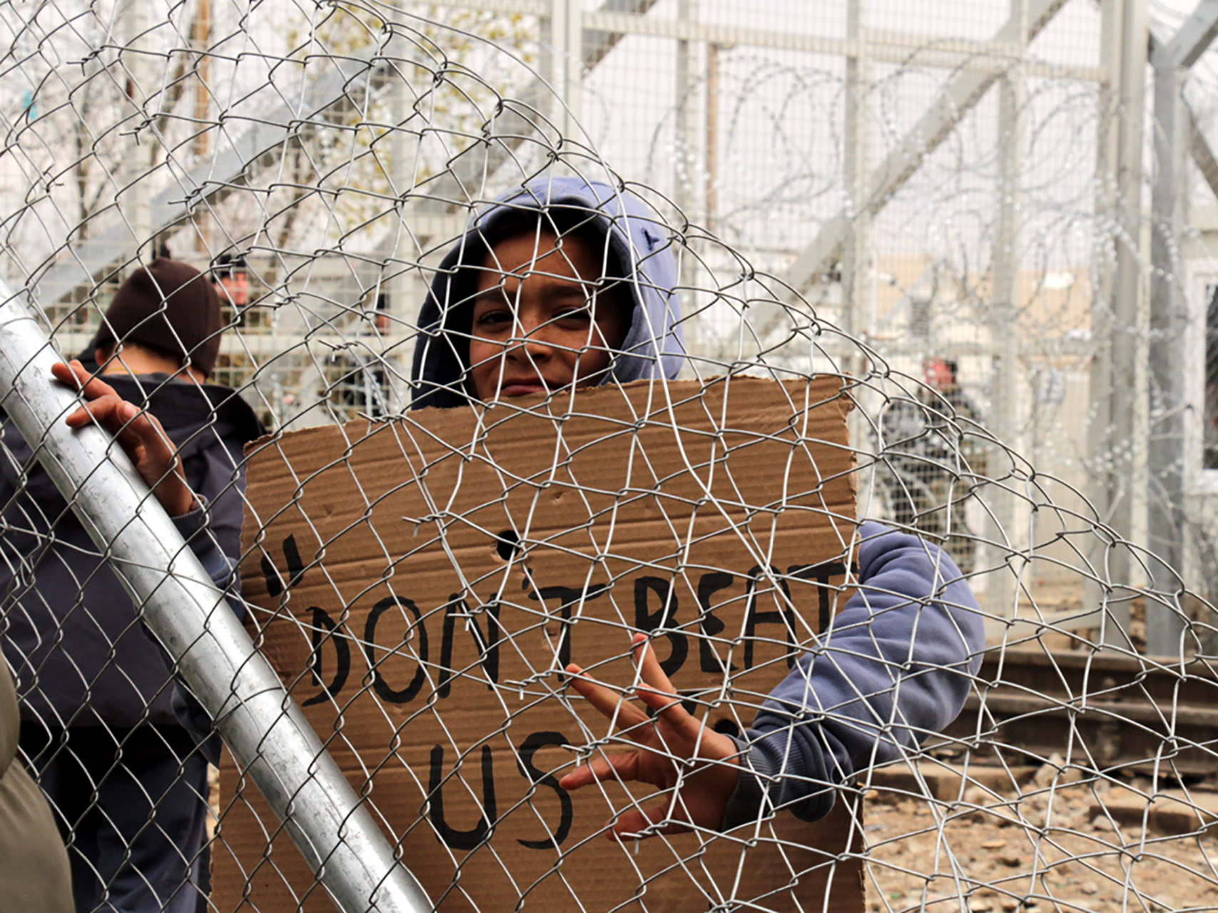 “No ens maltracteu”: refugiats a Idomeni, Grècia, 2016 (fotografia: Oriol Bäbler).