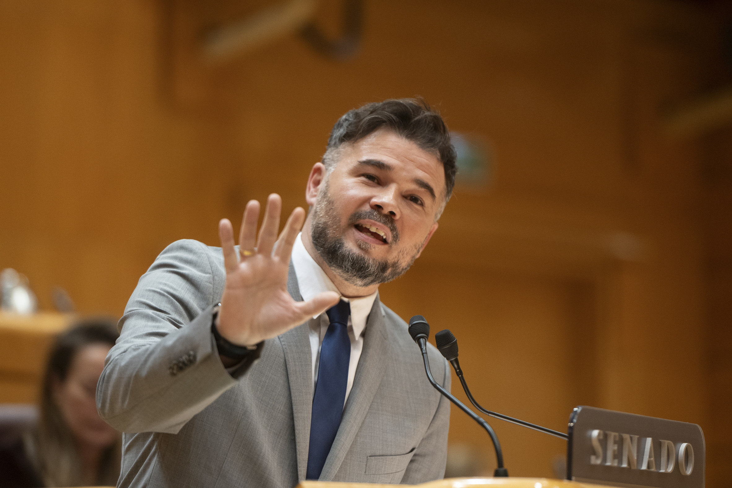 Gabriel Rufián, en una imatge d'arxiu (fotografia: EFE / Fernando Villar).