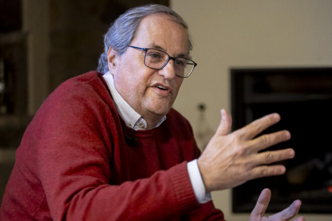 El TC desestima per unanimitat el recurs de Quim Torra contra la retirada de l’acta de diputat