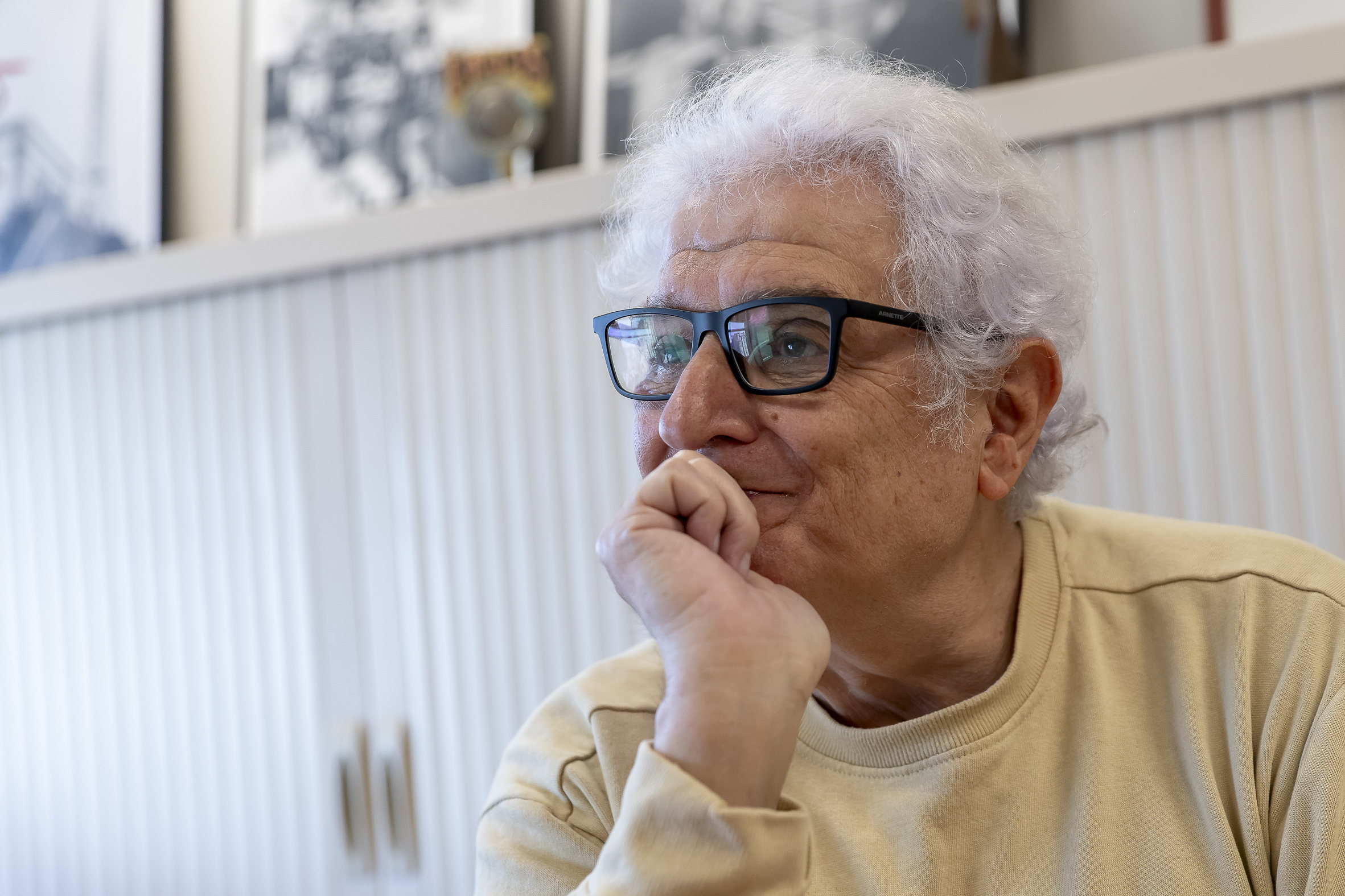 Jordi Margarit, dijous al seu despatx, a Barcelona (Foto: Albert Salamé)