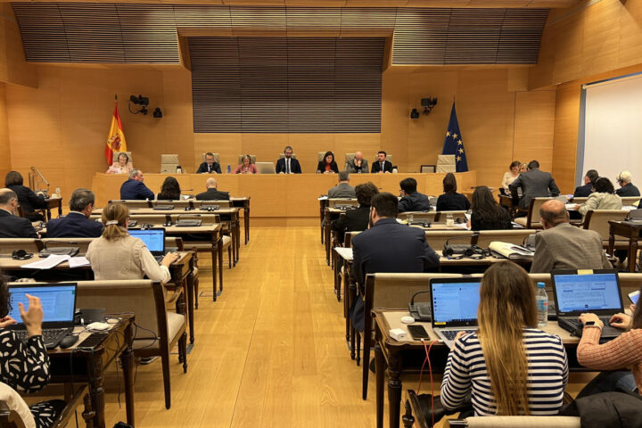 La comissió de Justícia del congrés espanyol, durant el debat de la llei d'amnistia (fotografia: ACN).