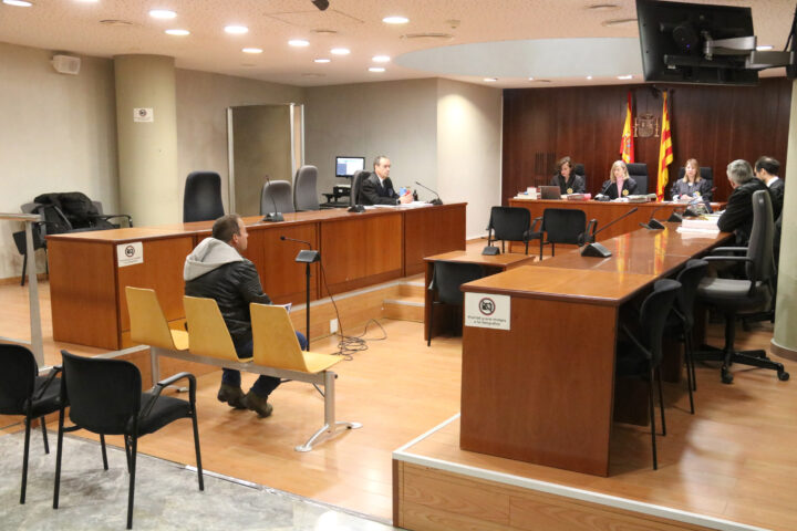 Imatge del judici que s'ha fet a l'Audiència de Lleida (fotografia: ACN / Ignasi Gómez).