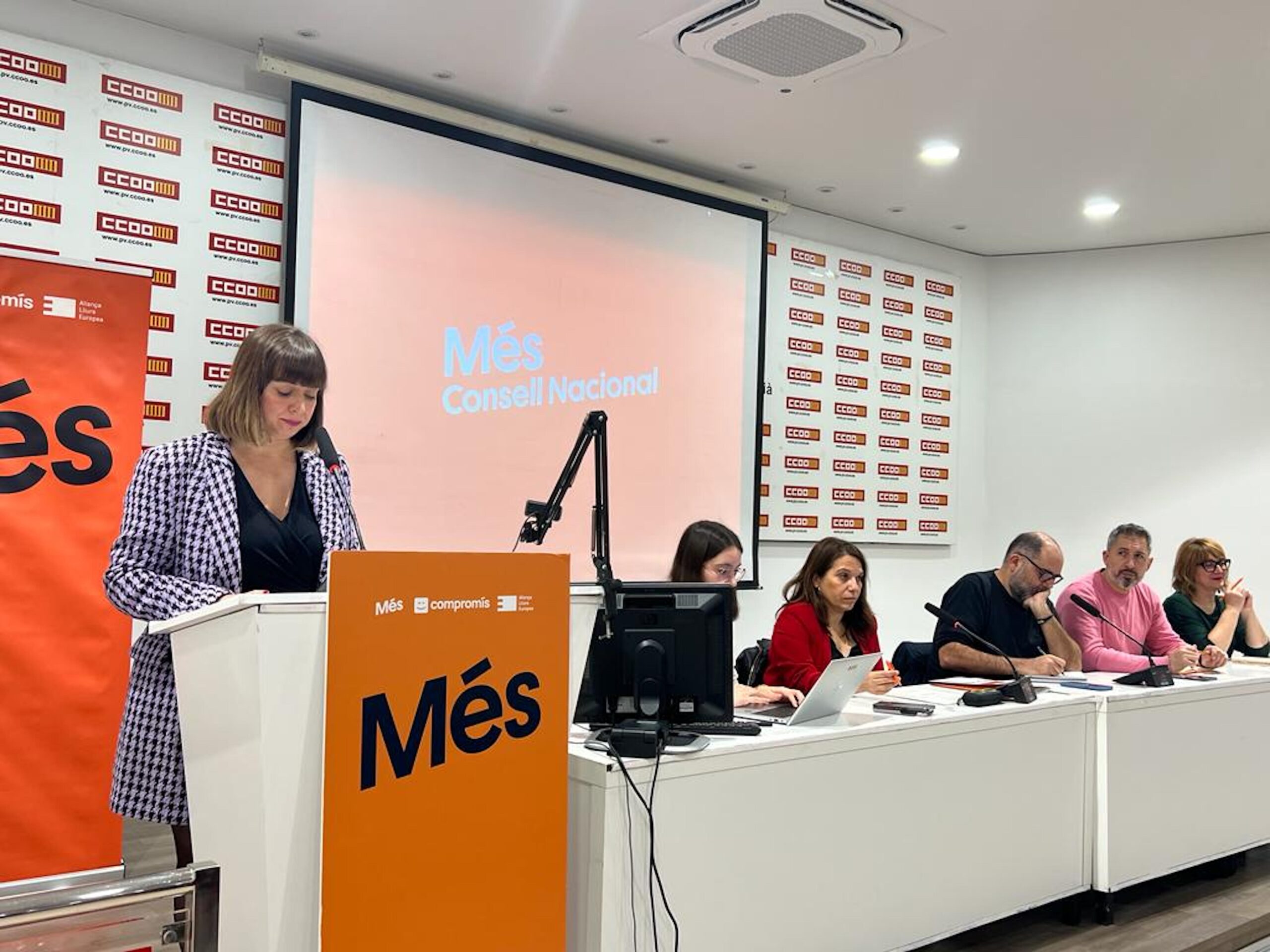 Un moment del consell nacional (fotografia: Més-Compromís).