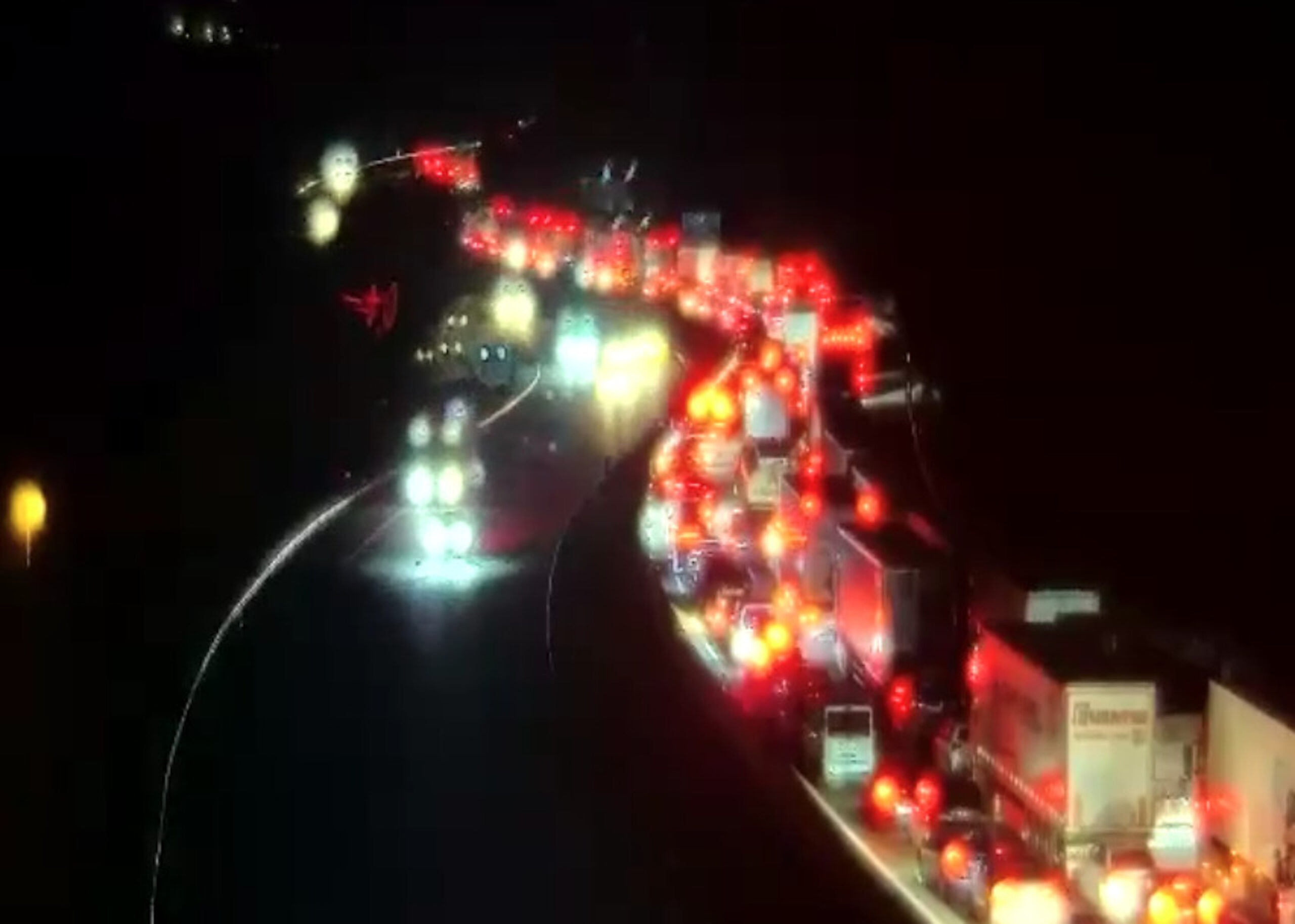 Imatge del punt on hi ha hagut l'accident.