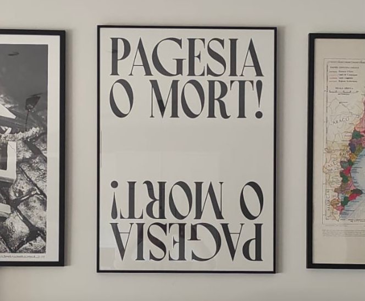 El cartell ‘Pagesia o mort!’, de Gerard Joan.