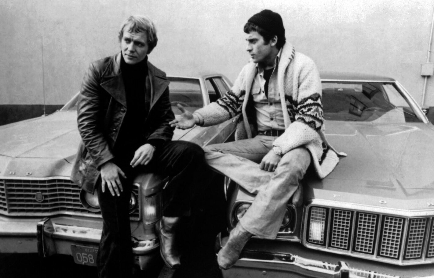 David Soul, a l'esquerra, com a Ken Hutchinson.