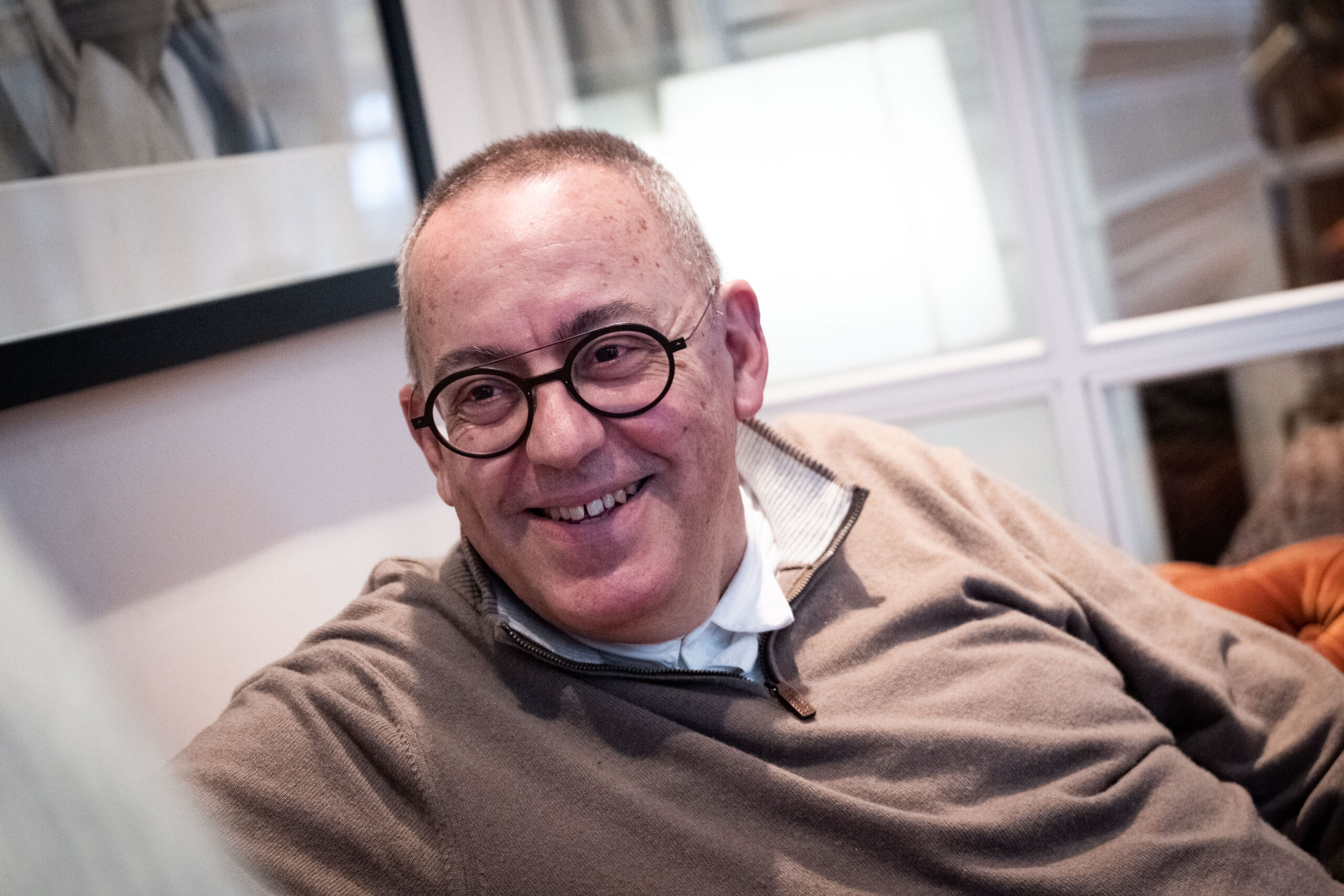 Josep Maria Muñoz, dimarts a Barcelona (Foto: Adiva Koenigsberg)