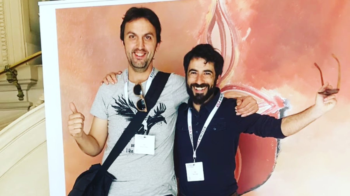 D'esquerra a dreta: Joan Munné i Àlex Peris.