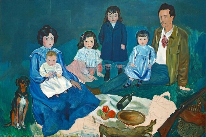 Pablo Picasso, ‘La família Soler’, Barcelona 1903 (fotografia: Museu d’Art Modern i Contemporani de Lieja).