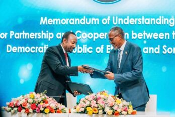 Els primers ministres de Somalilàndia i Etiòpia