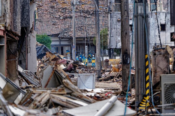 Imatge d'arxiu del terratrèmol del Japó (fotografia: Zhang Xiaoyu / Xinhua News / Contactophoto=