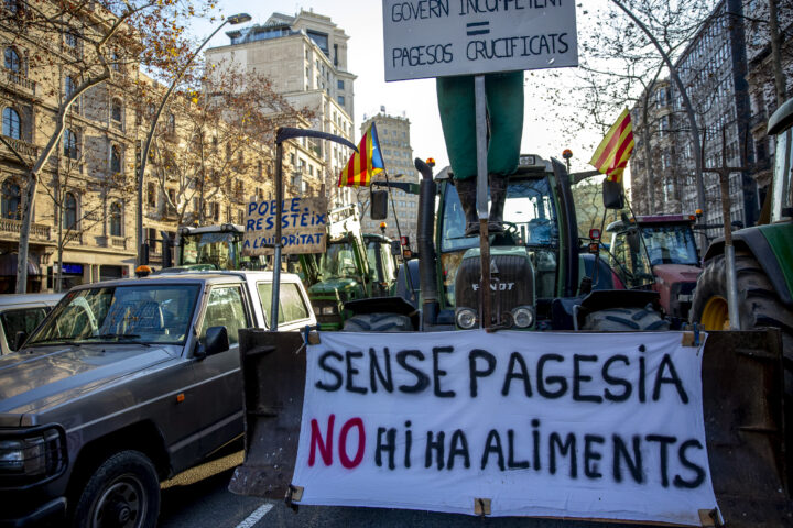 Manifestació a Barcelona (fotografia: Albert Salamé).