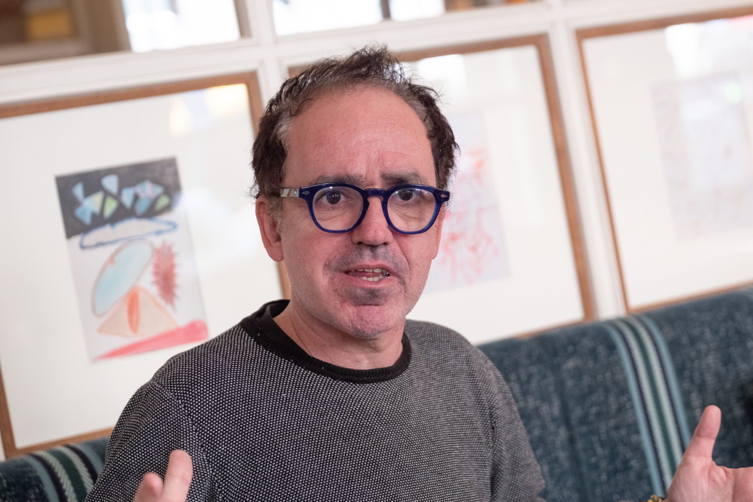 Francesc Canosa, dimecres al centre de Barcelona (Fotografia: Adiva Koenigsberg)