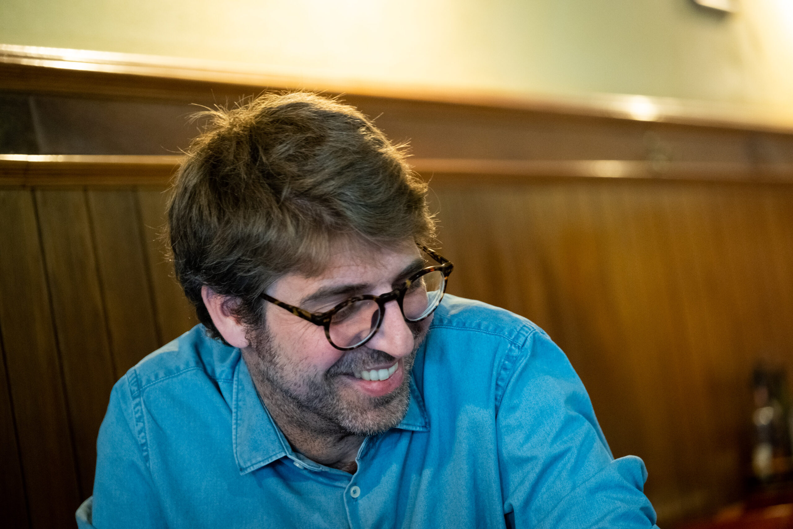 Guillem Gisbert, dimecres a Barcelona (Foto: Adiva Koenigsberg)