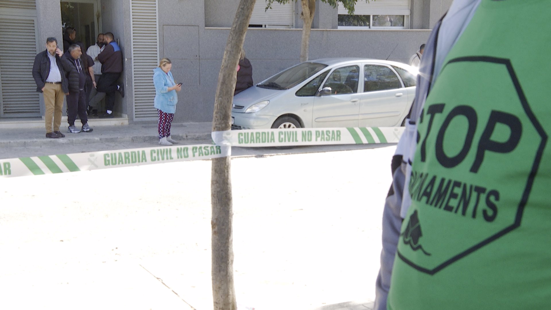 Façana del bloc de pisos (fotografia: Europa Press).
