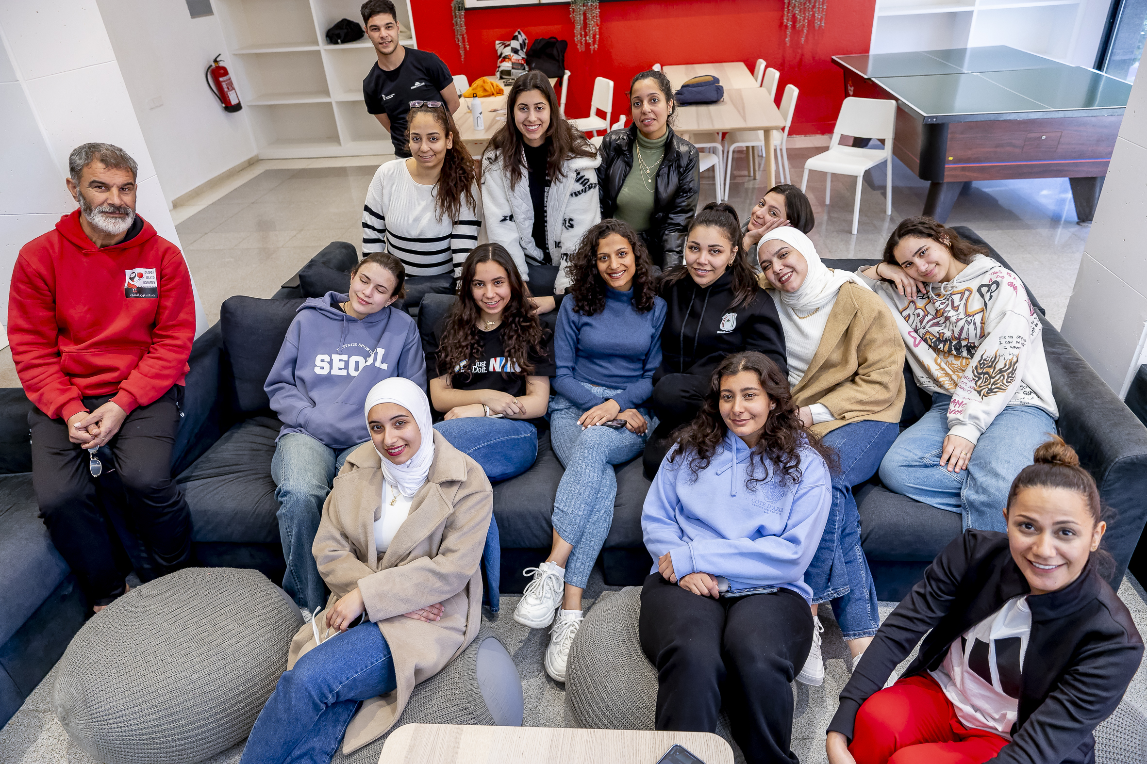 El Palestinian Youth Club, tot sencer (fotografia: Albert Salamé).