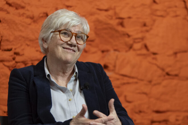 Clara Ponsatí: “Volem ser el pal de paller de l’independentisme”