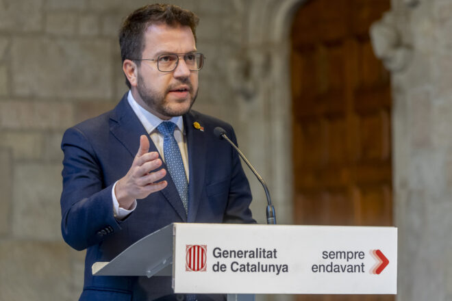 Aragonès critica els partits per la negativa al pressupost: “Som aquí perquè han tombat un pressupost que és bo”