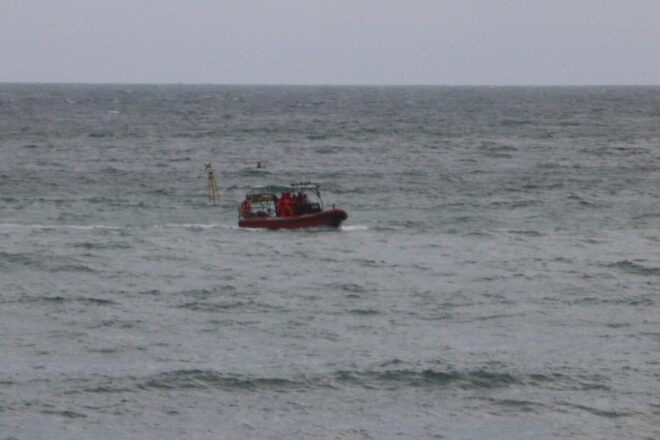 Suspesa temporalment la recerca de l’home desaparegut a la costa de Barcelona
