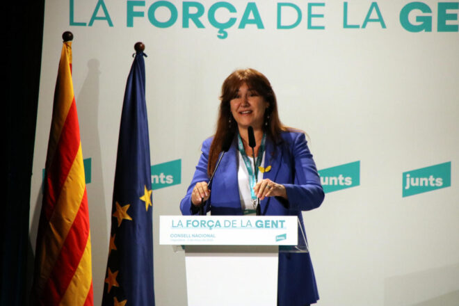 Borràs acusa ERC de no voler molestar els socialistes amb la negociació de l’amnistia