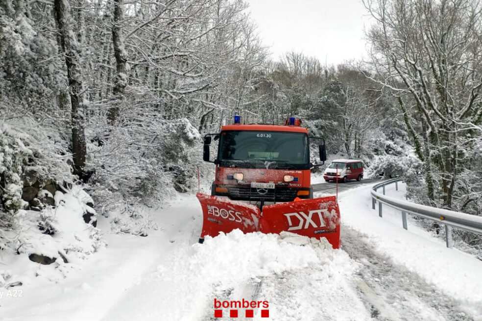 La neu enfarina el Principat