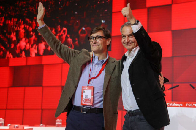 Zapatero demana als partits independentistes que deixin governar Illa si guanya