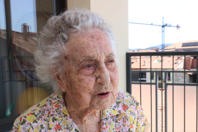 La persona més gran del món, Maria Branyas, esdevé la vuitena més longeva de la història