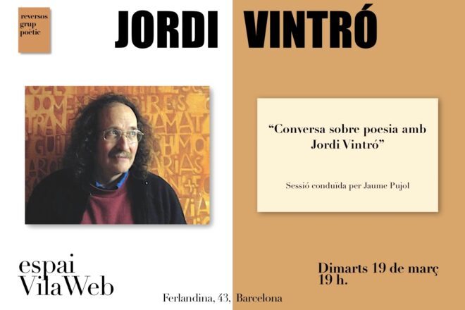 Reversos conversa sobre poesia amb Jordi Vintró