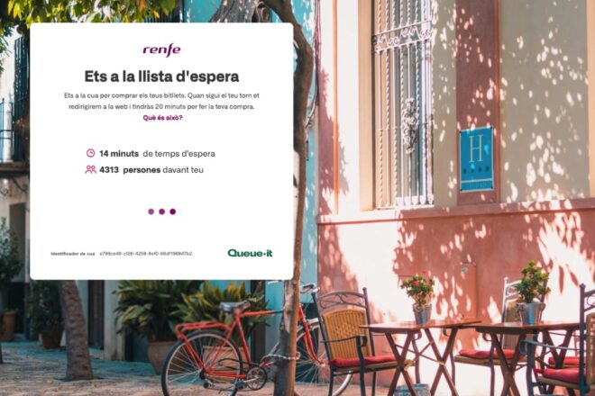 Ni horaris, ni bitllets: la pàgina de Renfe es col·lapsa per una oferta